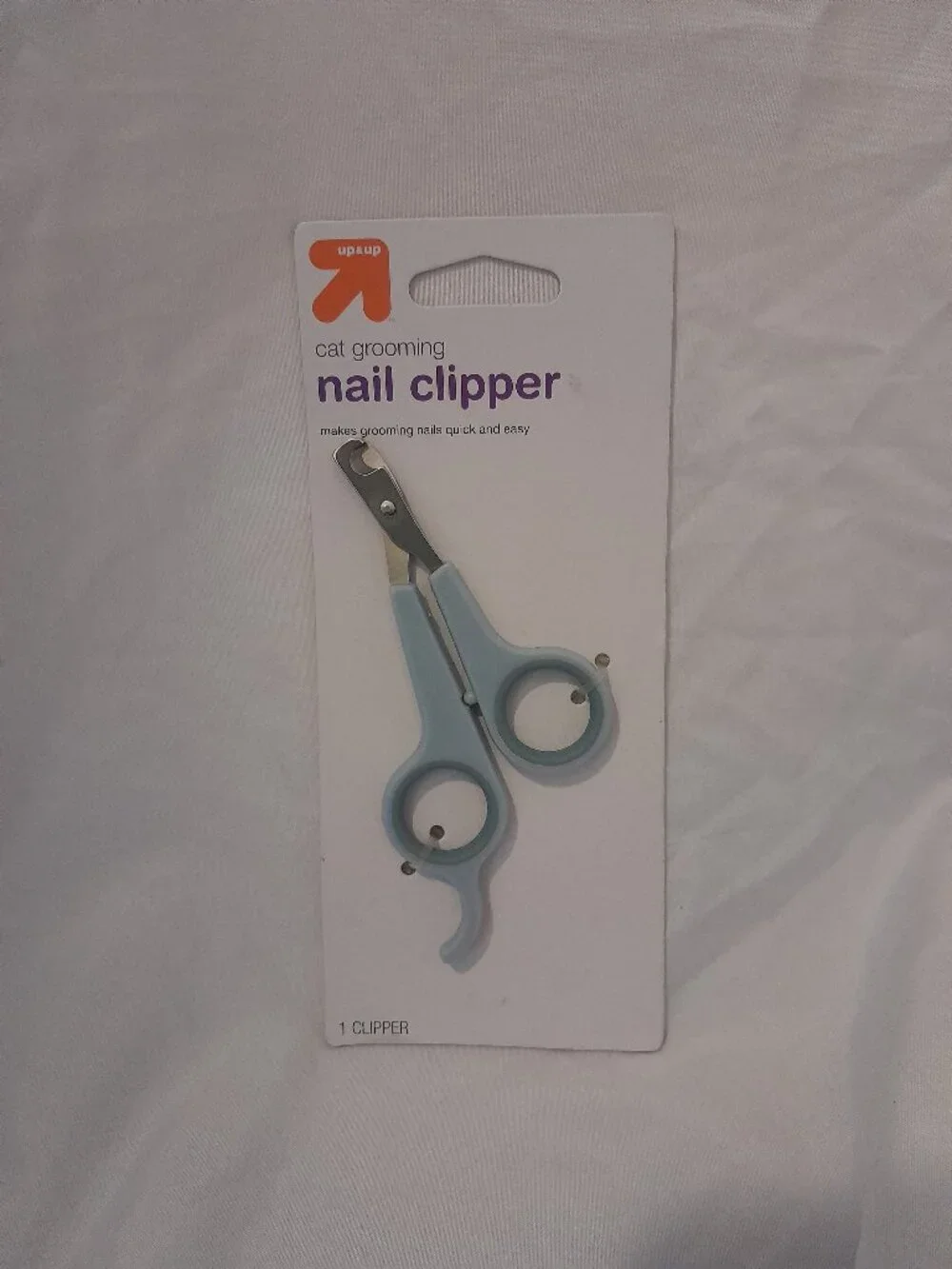 Up & Up Cat Grooming Nail Clipper Clippers NIP New in Packaging Light Baby Blue